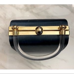 Coloriffics Satin Navy Little Purse.